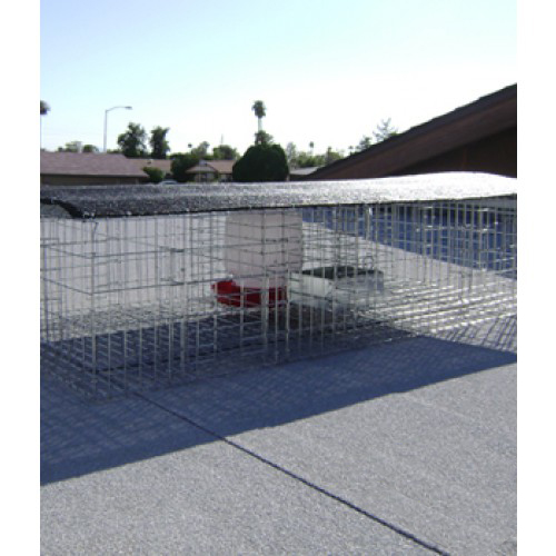 Bird B Gone Pigeon Trap with Shade, Food & Water Containers (35 in. x 16  in. x 8 in.) BMP-SW/SP-SFW - The Home Depot