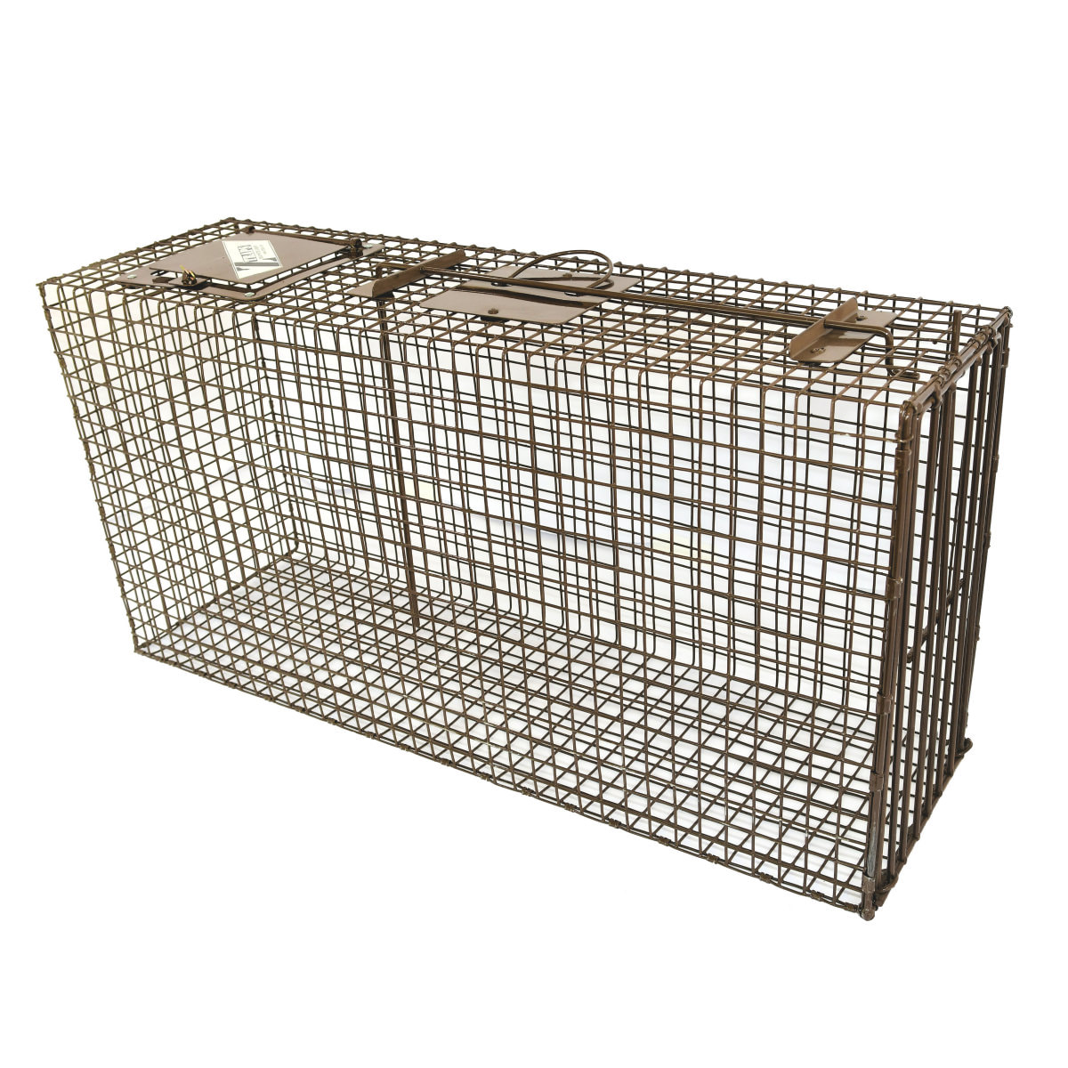 Bobcat / Coyote/ Small Feral Dog Galvanized Metal Live Transfer Animal Trap  with 1 x 2 Grid