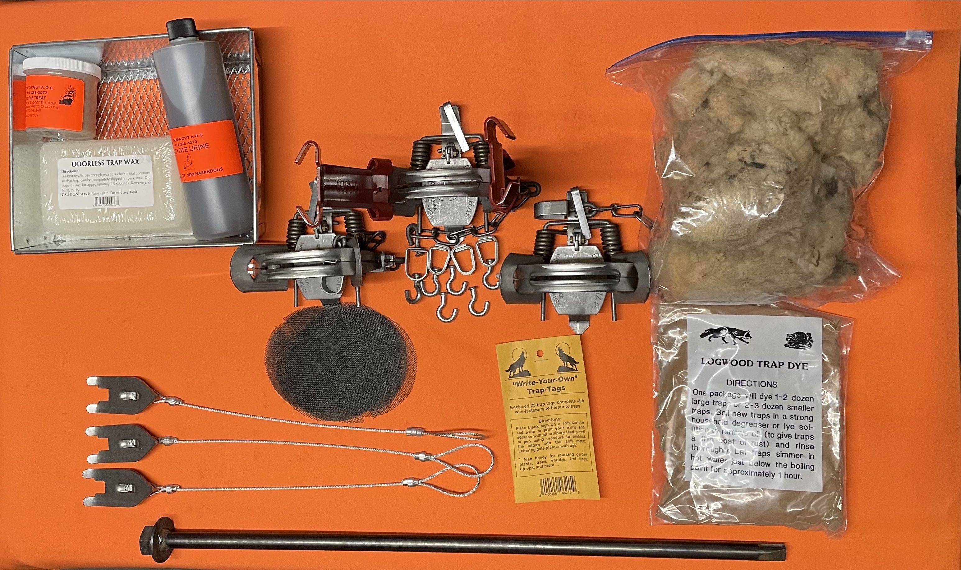 beginner-trapping-coyote-kit-animal-traps-supplies