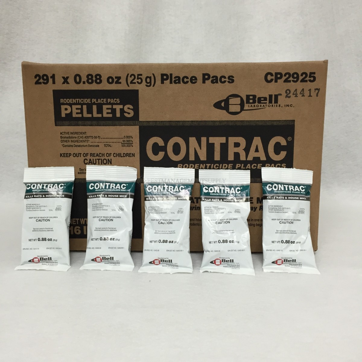 CONTRAC PELLET 291 X 25 GM PKTS/CS | Animal Traps & Supplies