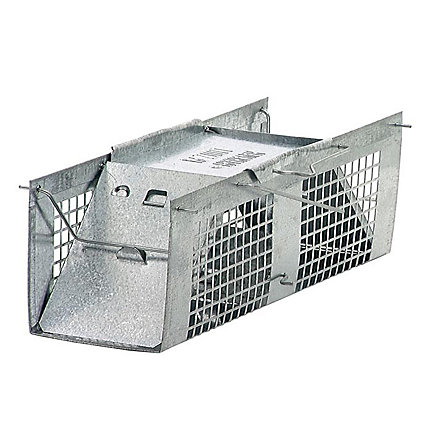 Havahart Galvanized Steel 18 In. 2-Door Large Animal Trap - Henery