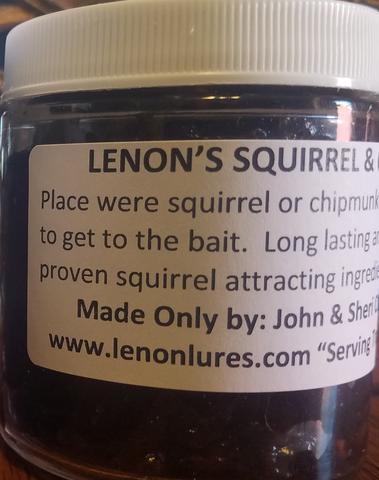 LENON'S SQUIRREL & CHIPMUNK PAST BAIT 4oz. | Animal Traps & Supplies