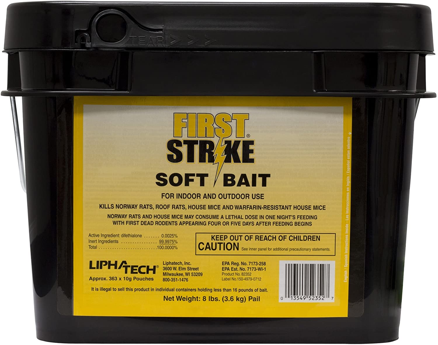 FIRST STRIKE SOFT BAIT 8LB Animal Traps & Supplies